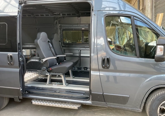 Schnierle Sicom2 Einzelsitz Fiat Ducato - Professioneller Camper Sitz