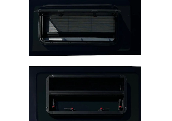 Ausstellfenster für Fiat Ducato - Komplettes Set mit Rahmen und Sicherheitsglas