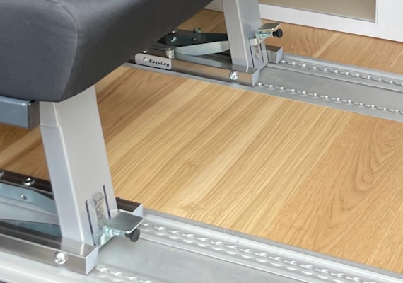 Detailaufnahme Schnierle Sicom2 Einzelsitz Mercedes Sprinter