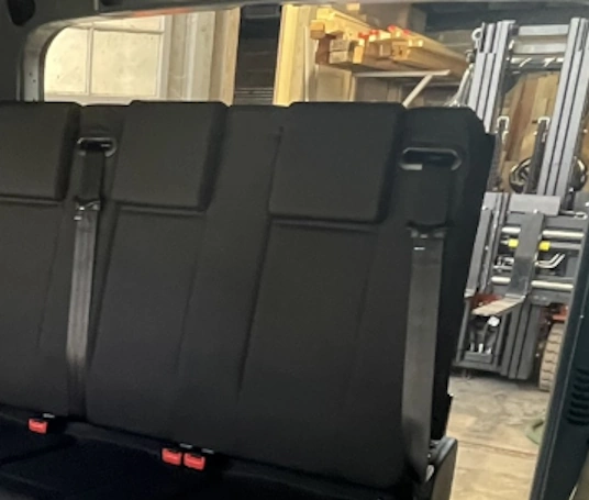 Sicherheitsdetails Schnierle SL3 Schlafsitzbank Peugeot Boxer